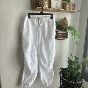 iets frans... White Elastic Bubble Pants